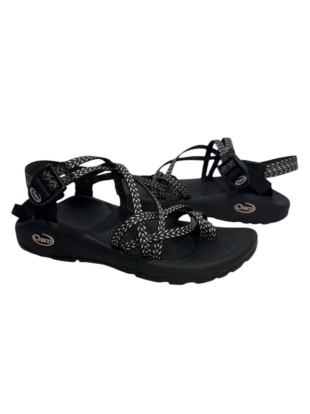 CHACO ZX2 Womens Sandals Sz 8 Boost Black Strappy Round Toe Hiking Classic
